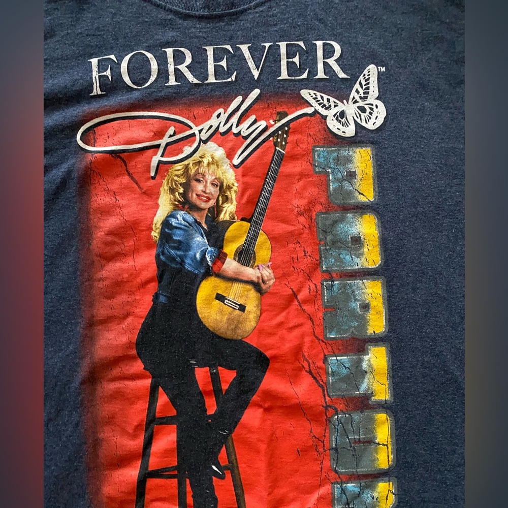 Dolly Parton Forever vintage style Tee Tshirt large